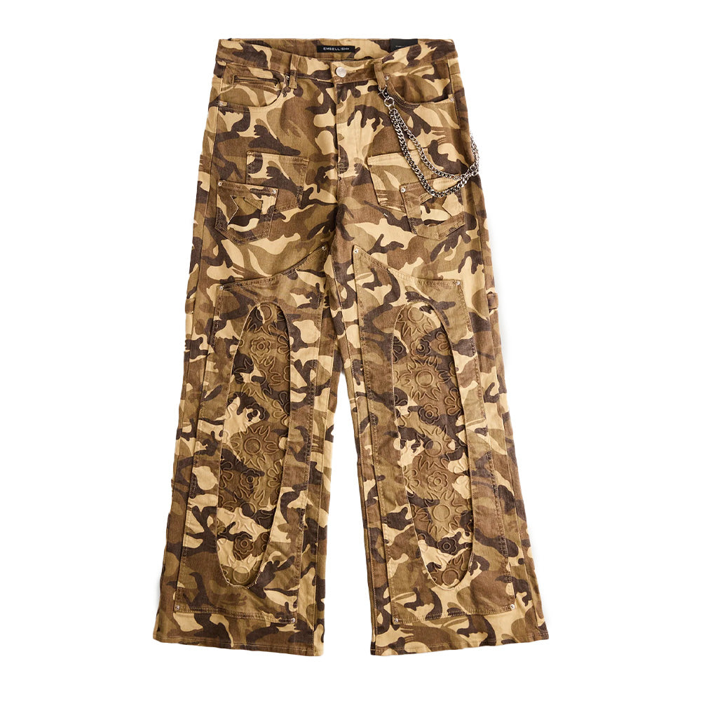 EMBELLISH NYC Sunwave Baggy Denim - Tree Camo