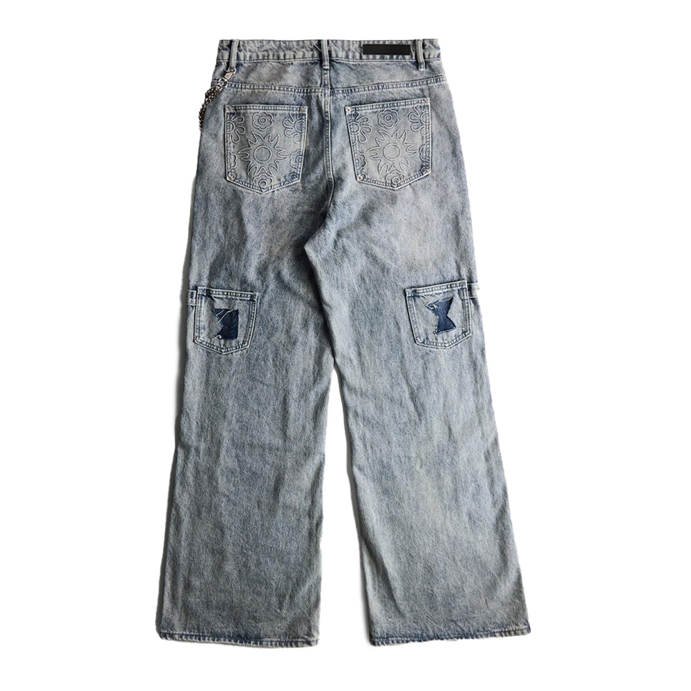 Embellish NYC Sunwave Baggy Denim