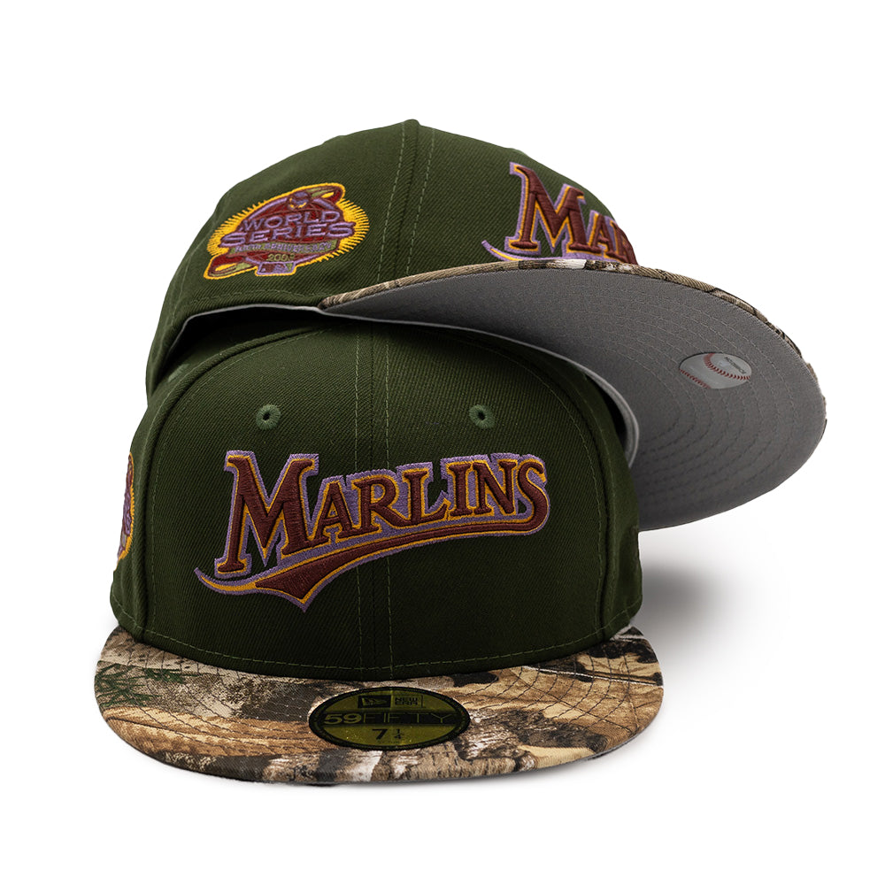 NEW ERA X FRESH RAGS 59FIFTY Florida Marlins Script 100th World