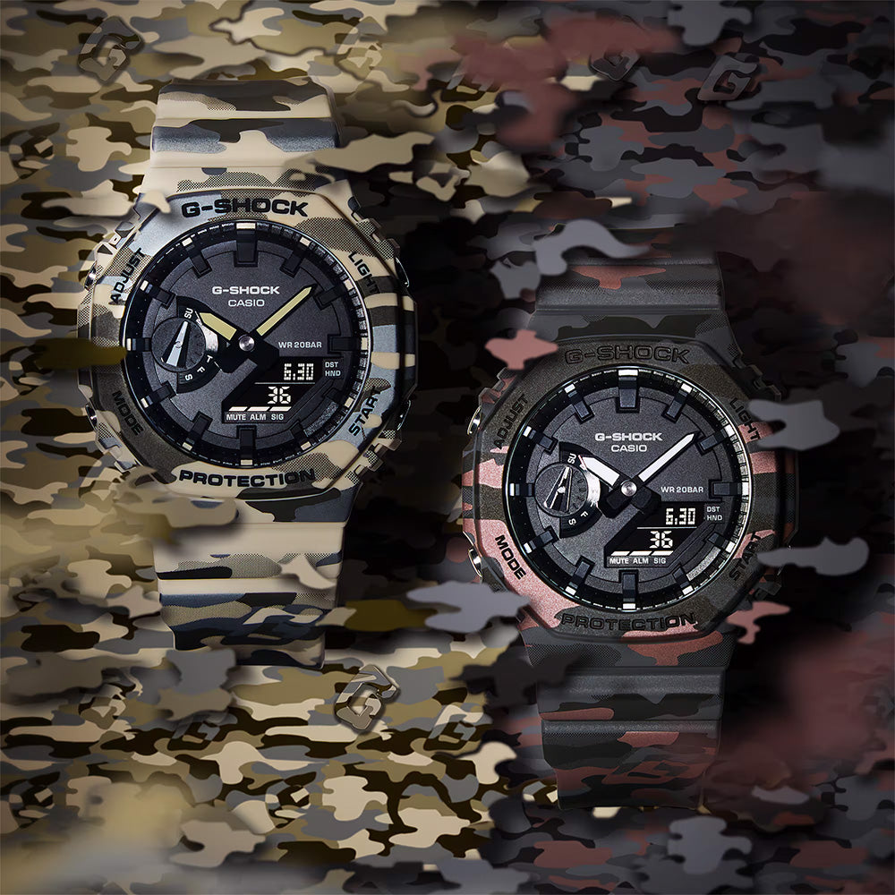G-Shock "GA2100CM-8A"Digital Series - Camouflage