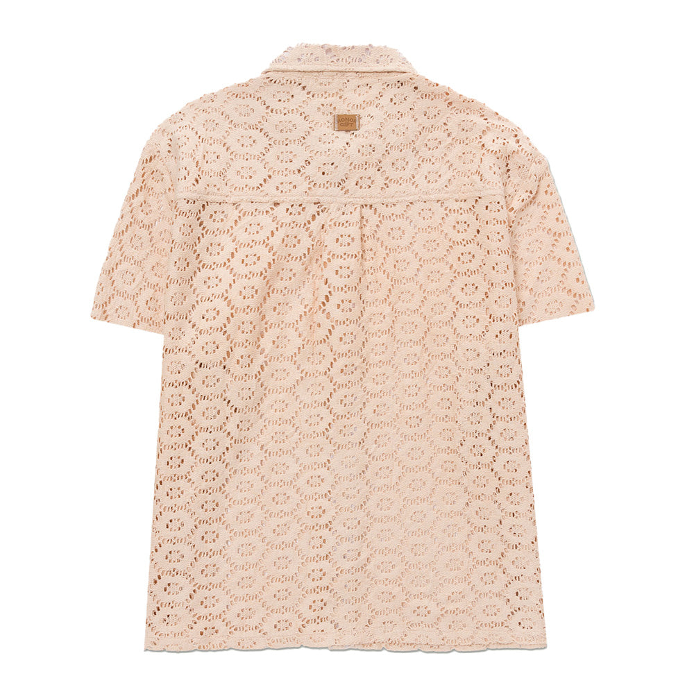 Honor The Gift Crochet Woven Button Up