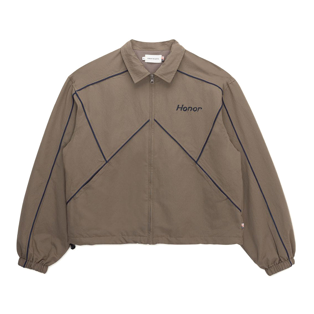 Honor The Gift Nylon Growth Track Jacket - Pebble
