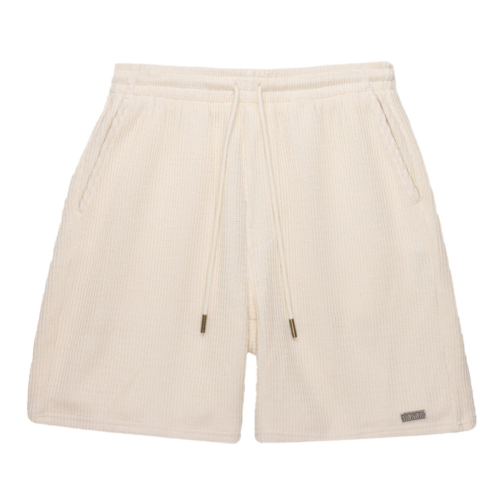 Honor The Gift Rib Knit Drawcord Fleece Short