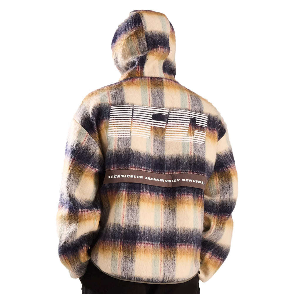 Russeluno BOAFLEECE ANORAK ラッセルノ フリース In Full Color Technicolor Static Polar Fleece Anorak Hoodie