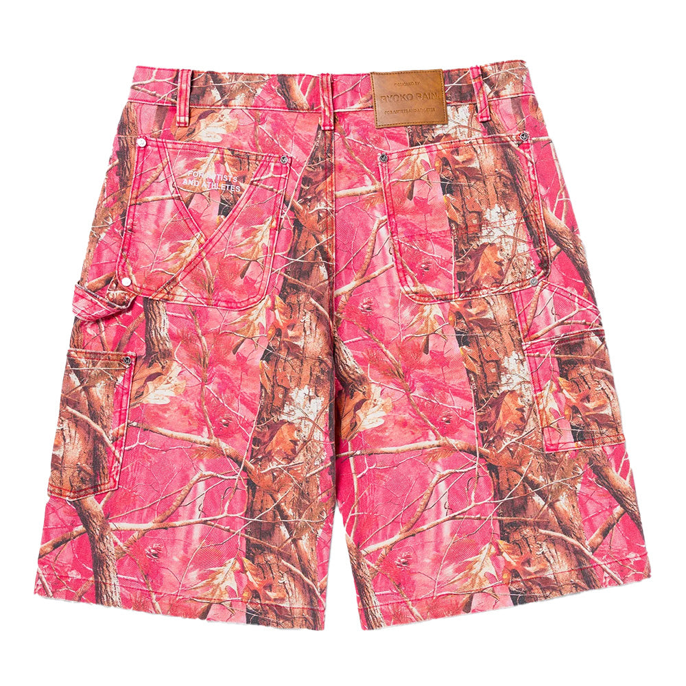 Ryoko Rain Tree Camo Double Knee Workwear Short
