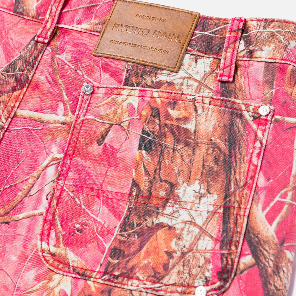 Ryoko Rain Tree Camo Double Knee Workwear Short