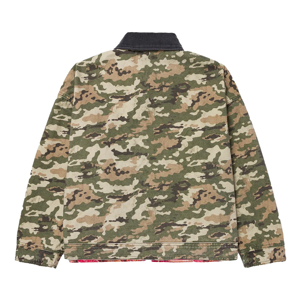 Ryoko Rain Reversible Duck Work Camo Jacket