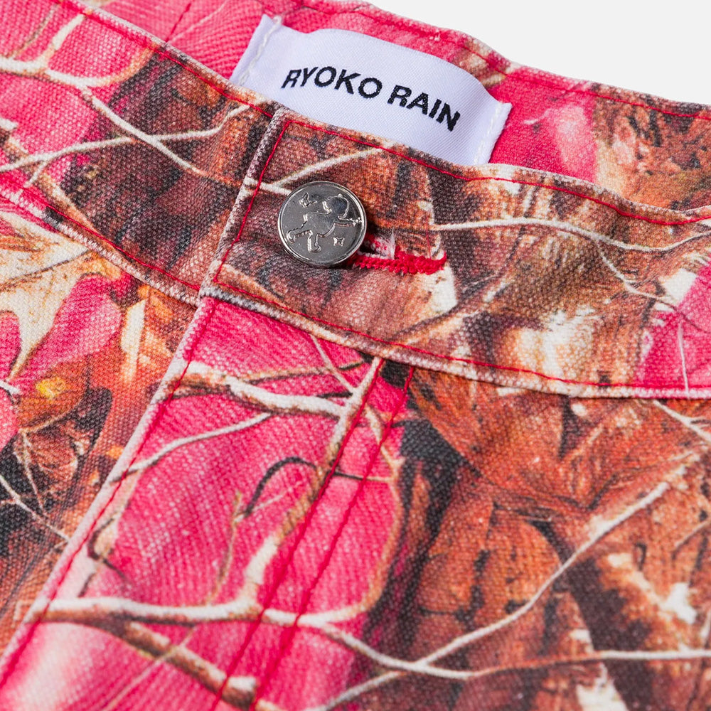 Ryoko Rain Tree Camo Double Knee Workwear Short