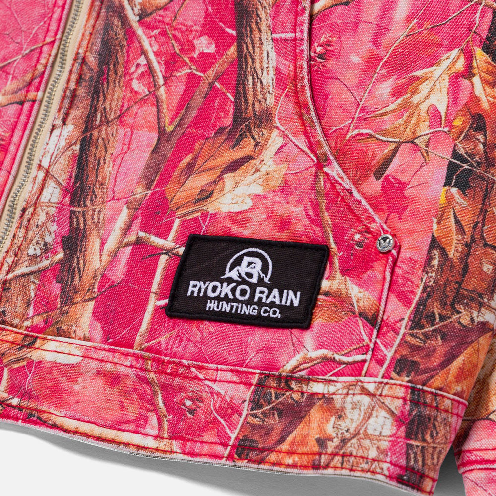 Ryoko Rain Reversible Duck Work Camo Jacket