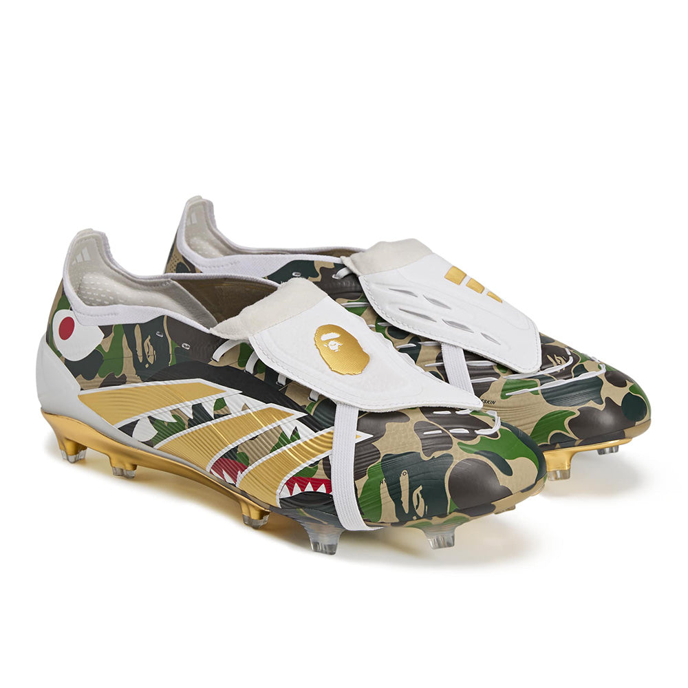 Bape X Adidas Predator Elite Fold Over Tongue Firm Ground Cleat - Camo