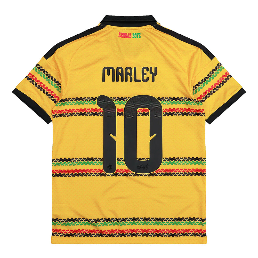 BOB MARLEY,ZIGGY MARLEY,RITA MARLEY セット Jamaica FF X Bob Marley X Adidas FutBol Home Jersey - M10 – Fresh