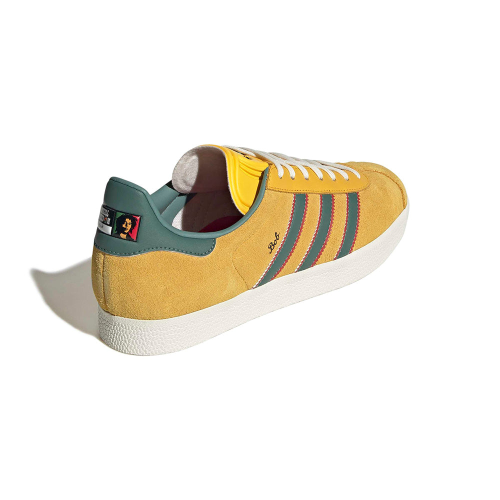 adidas gazelle silver green womens Adidas x Gucci Men's Gazelle GG Original Canvas Black / Yellow Low Top  Sneakers main image 1