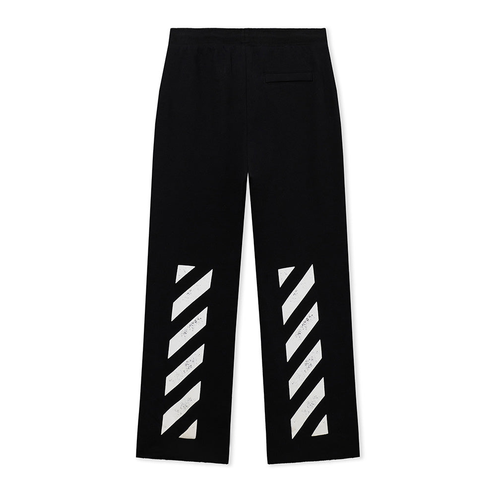 L/AB c/o Off-White Diag Open Hem Fleece Jogger