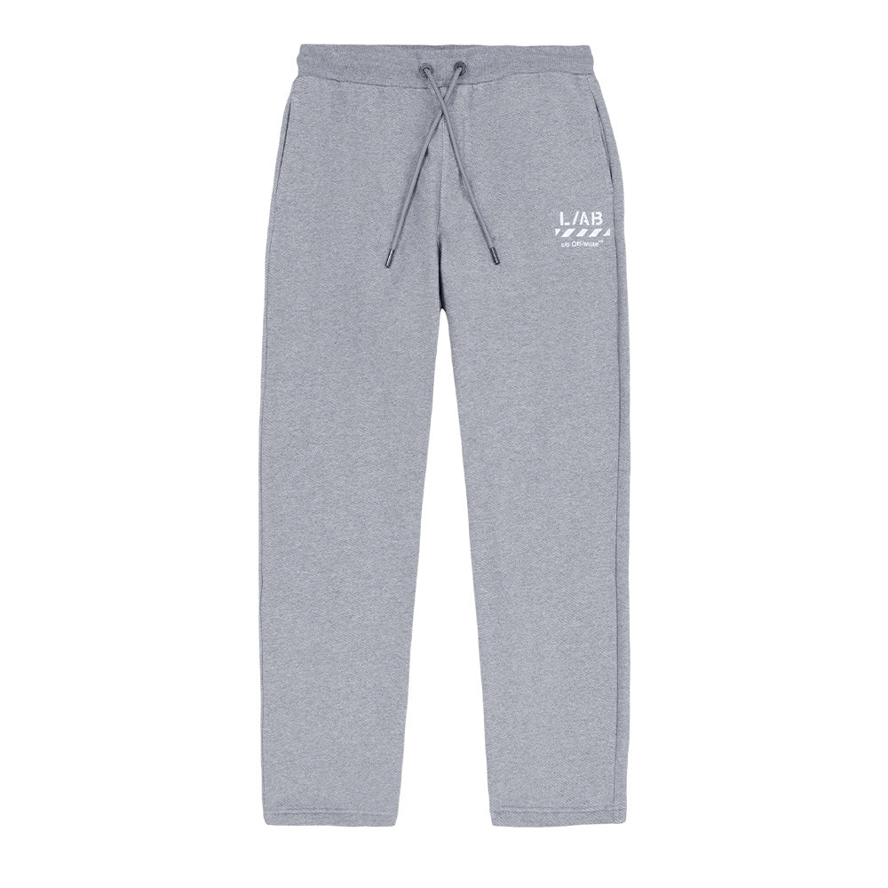 L/AB c/o Off-White Diag Open Hem Fleece Jogger