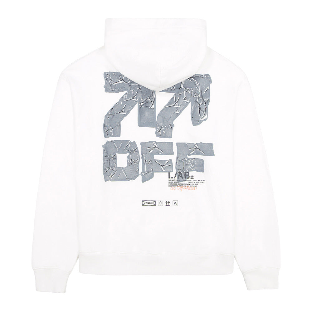 L/AB c/o Off-White Off Active Duct Tape Pullover Hoodie – Fresh