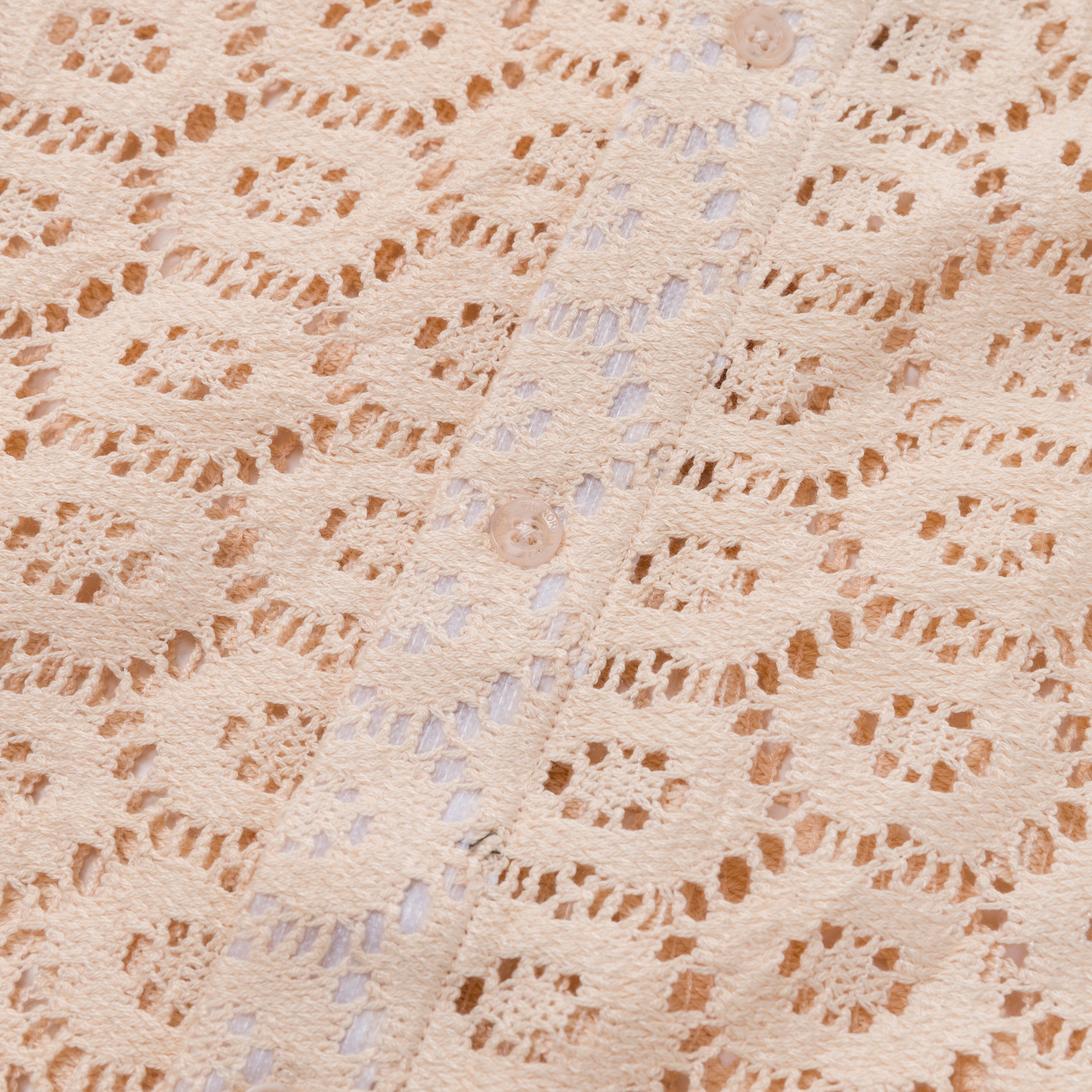 Honor The Gift Crochet Woven Button Up