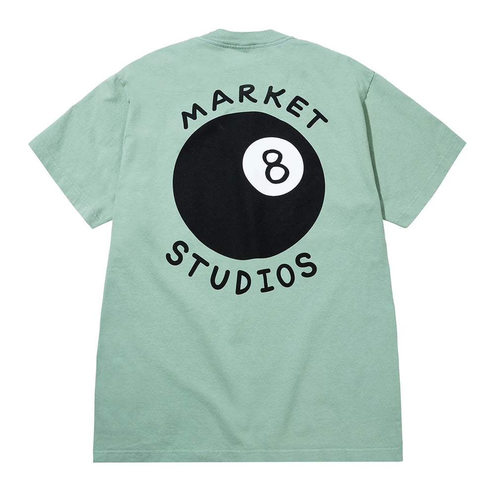Market Studios Eight Ball SS Tee - Malachite Green