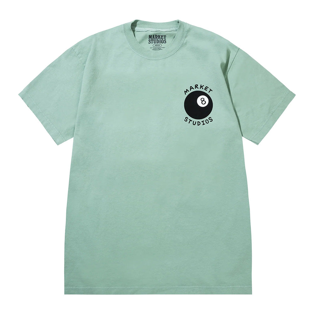 Market Studios Eight Ball SS Tee - Malachite Green