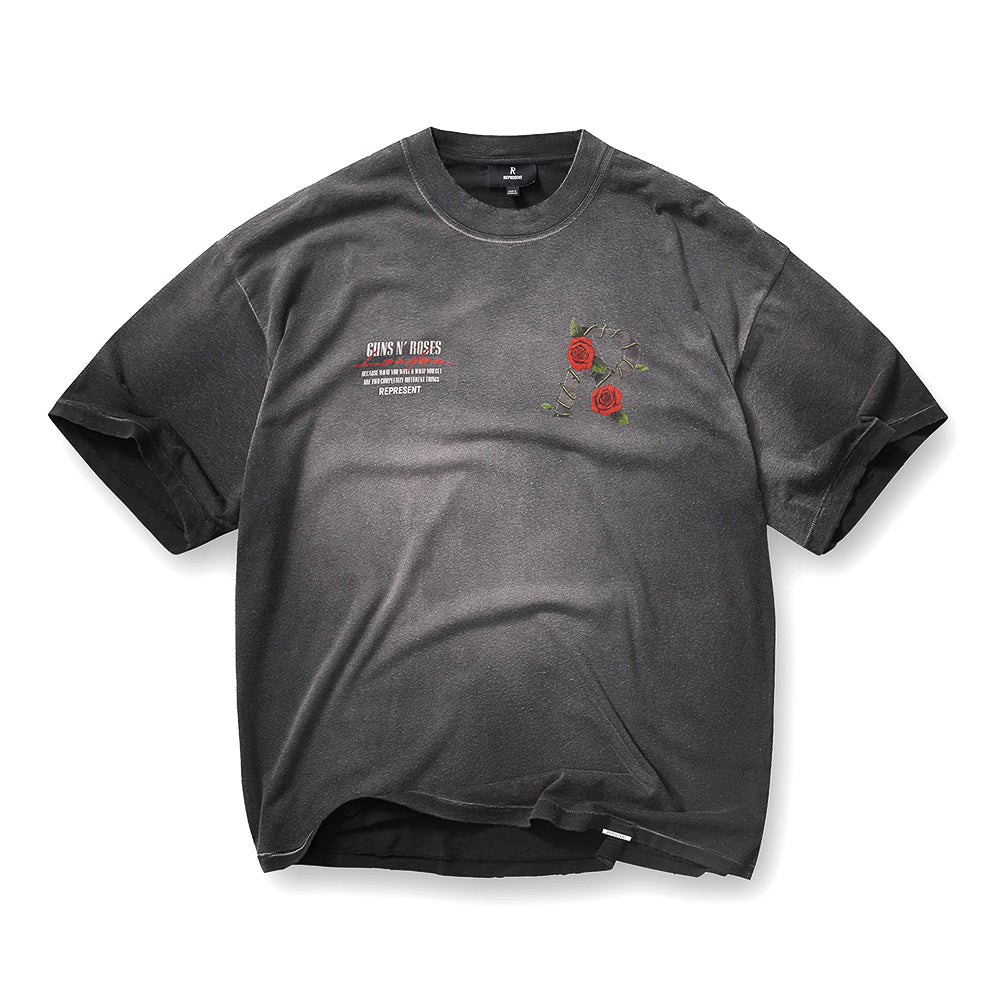 Guns N Roses X Represent Tour SS Tee - Stained Black