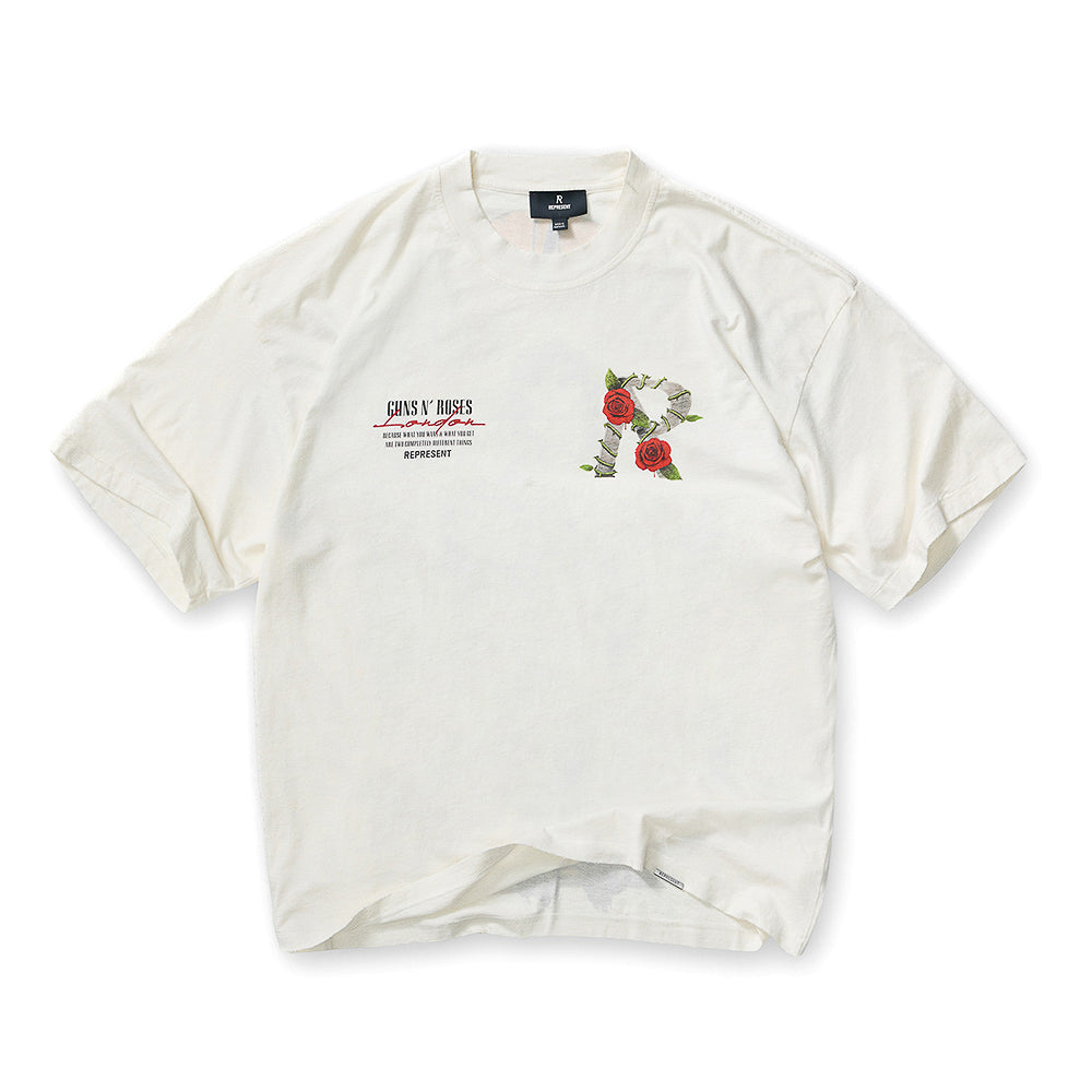 Guns N Roses X Represent Tour SS Tee - Flat White – Fresh Rags FL