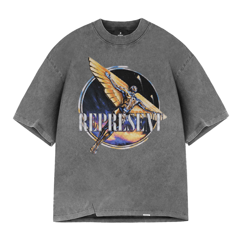 Represent Golden Tour SS Tee "Sun Fade Grey"