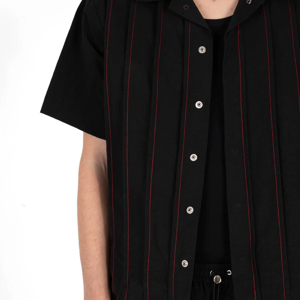NASH Pleated Nylon Woven Shirt