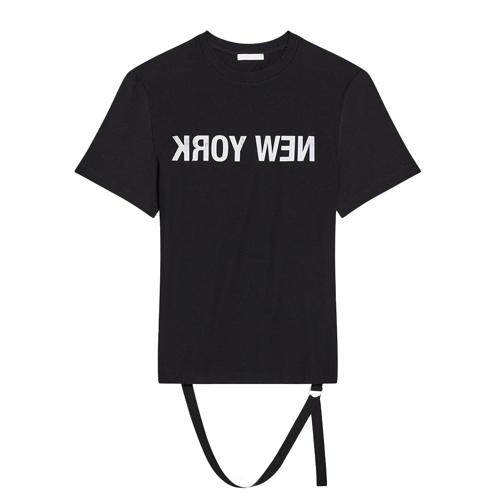 T-shirt Helmut Lang Col V En Jersey Cinétique - Taille S - Sarcelle - Neuf Avec étiquettes