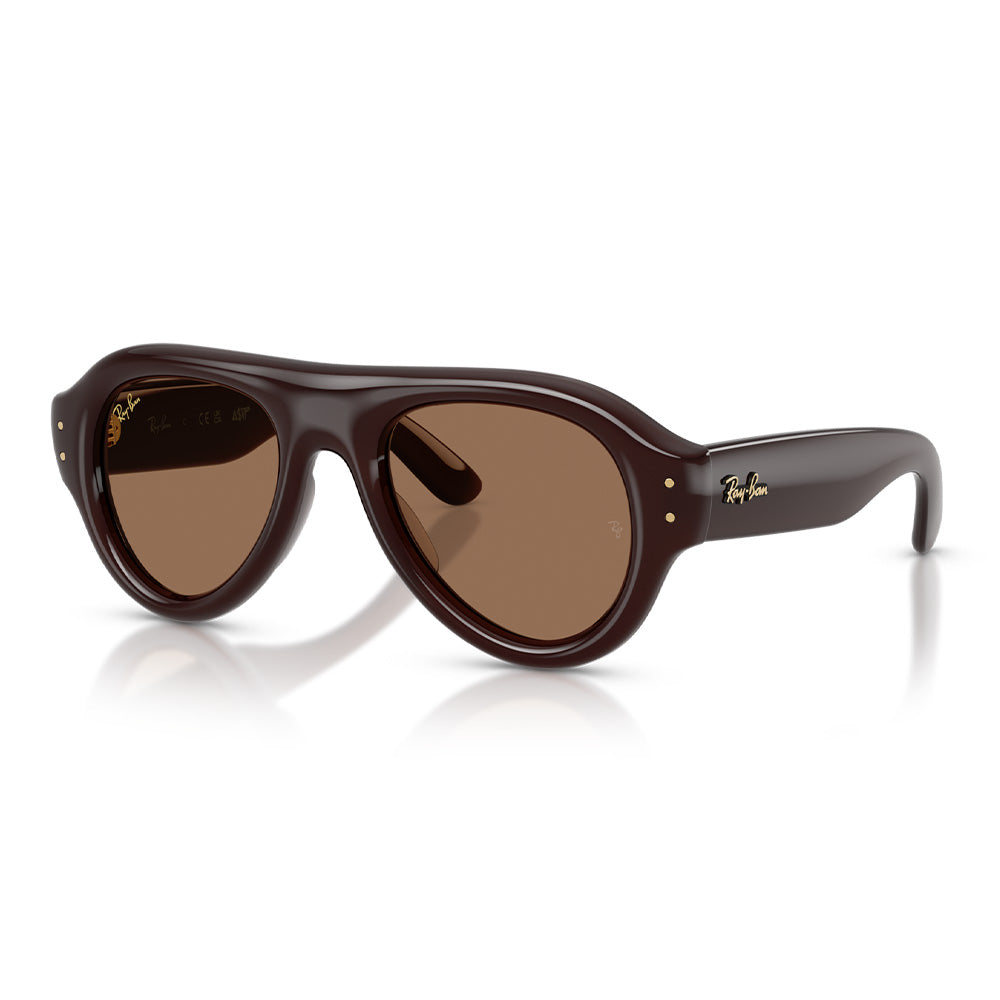 A$AP Rocky x Ray-Ban Aviator Puffer - Transparent Brown/Dark Down Lense