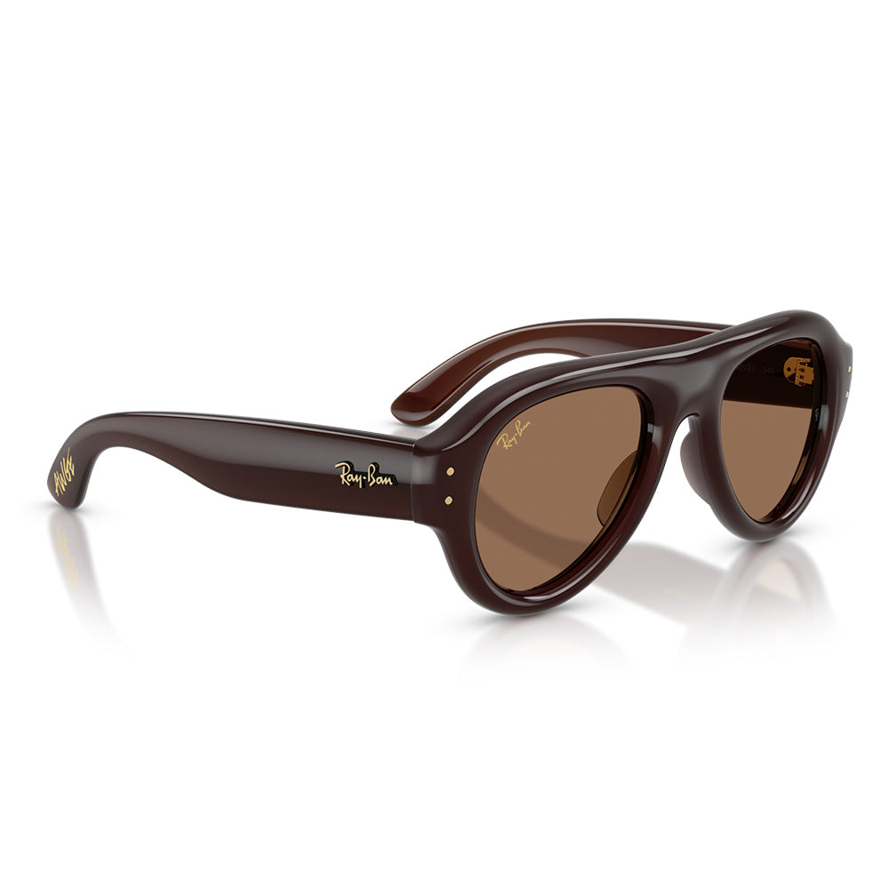 A$AP Rocky x Ray-Ban Aviator Puffer - Transparent Brown/Dark Down