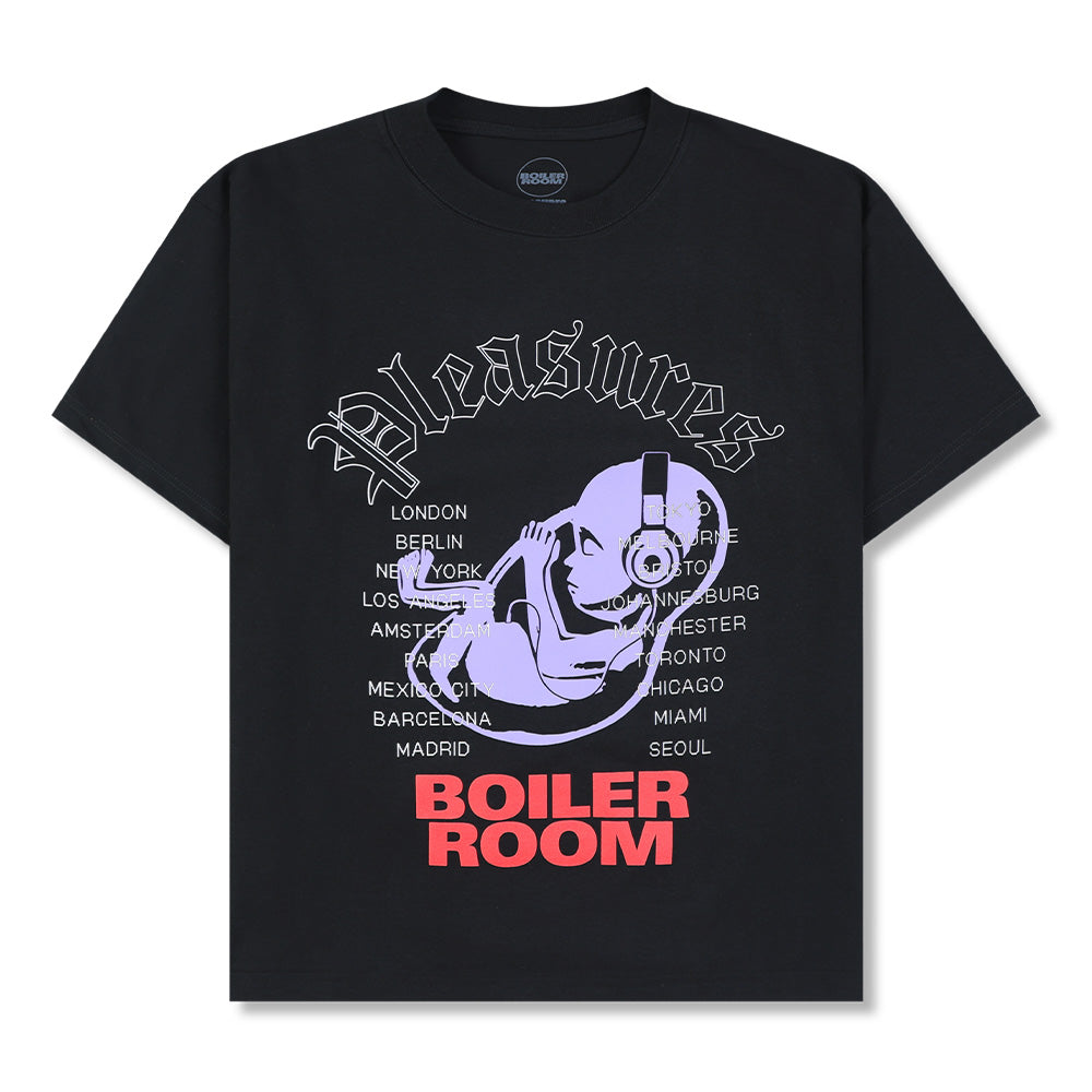 Boiler Room X Pleasures Headphone SS Tee