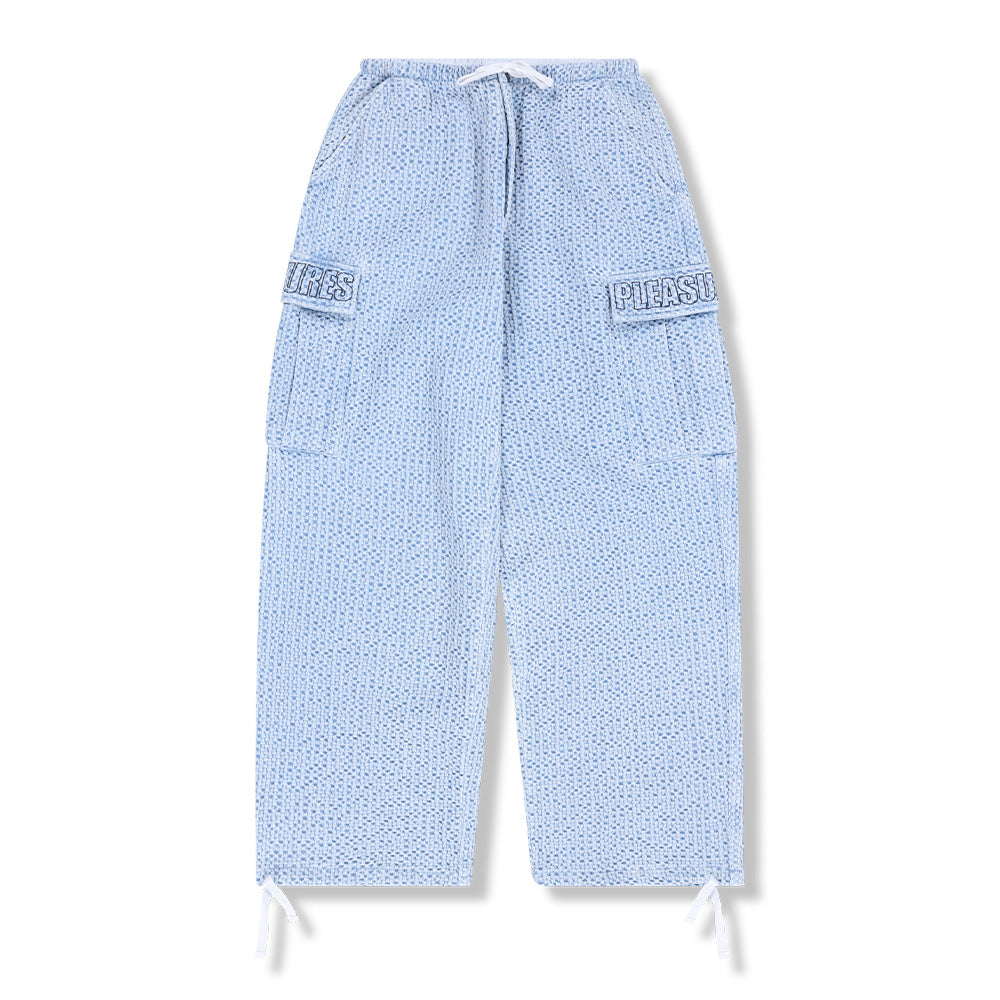 Pleasures Knitted Indigo Cargo Pant