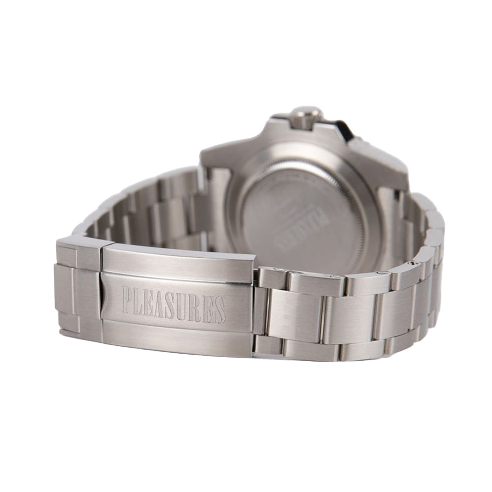 Pleasures Anytime Stainless Steel Watch - Black Bezel