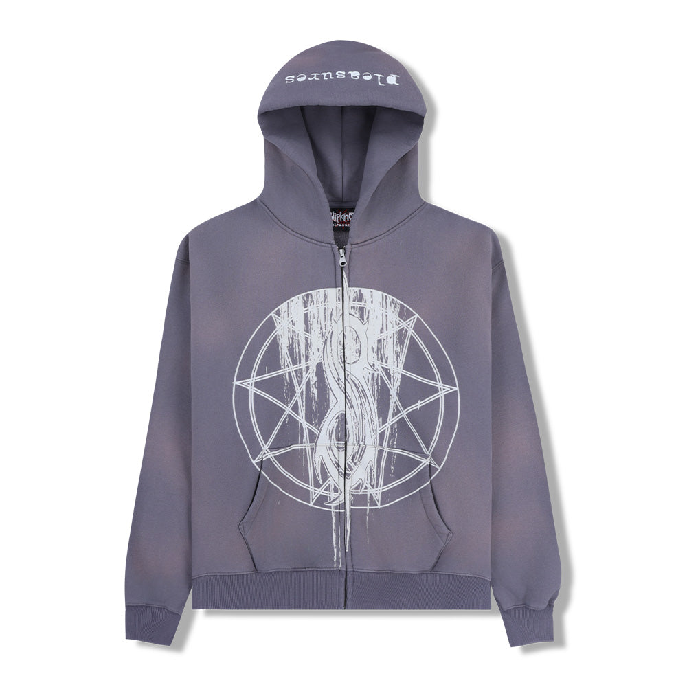SlipKnot X Pleasures Nanogram Full Zip Hoodie