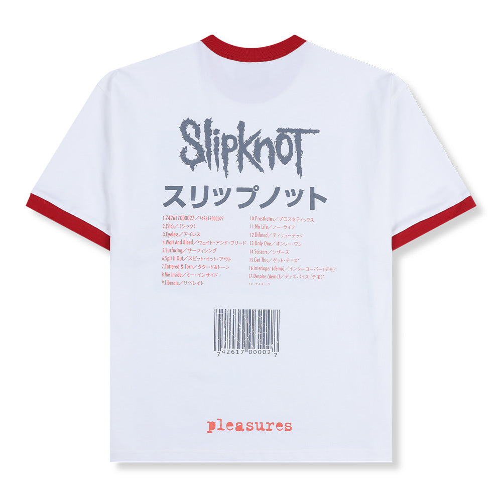 SlipKnot X Pleasures Self Titled Ringer SS Shirt – Fresh Rags FL