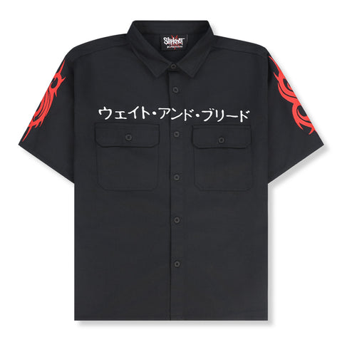 SlipKnot X Pleasures Bleed SS Work Shirt