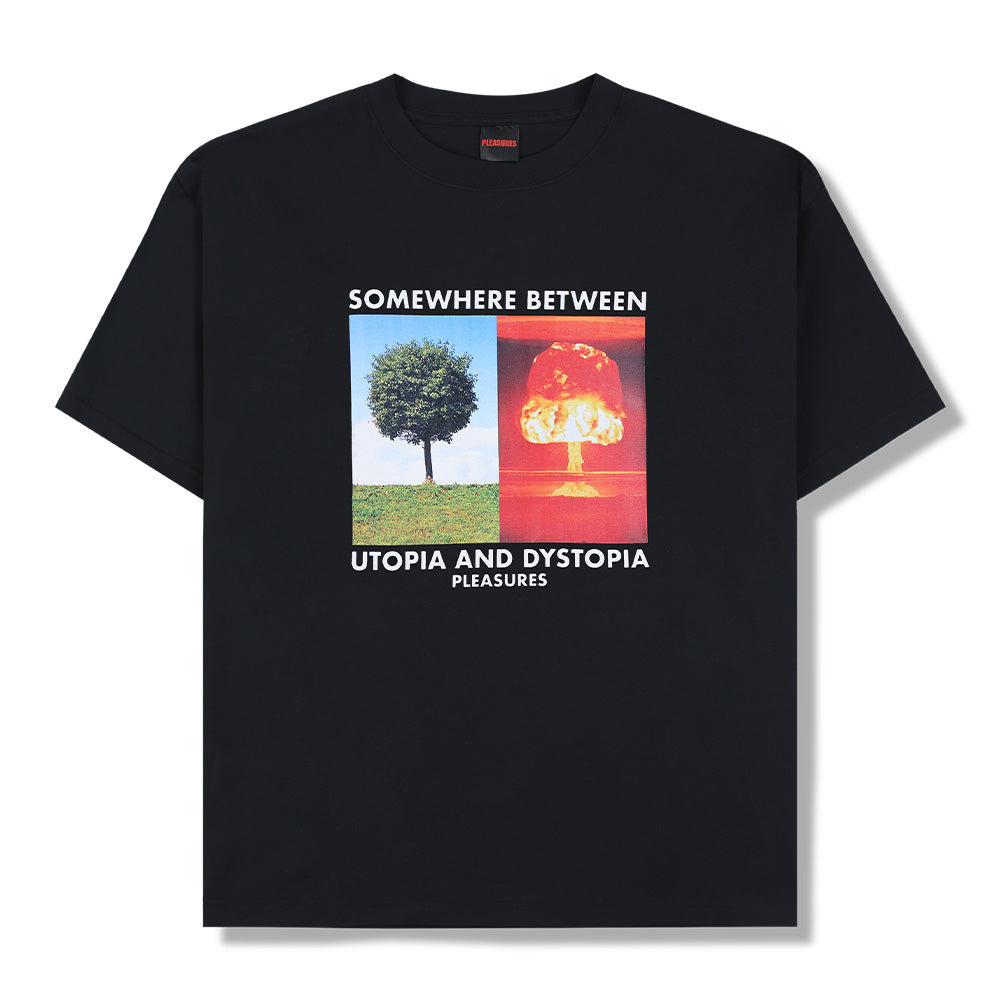 Pleasures Somewhere SS Tee - Black
