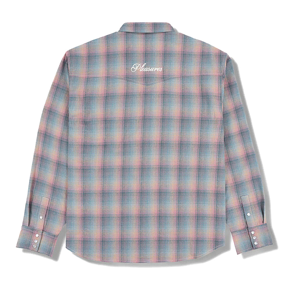 Pleasures Sender Western LS Woven Button Up