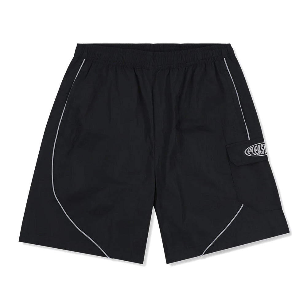 Pleasures Protection Active Nylon Short - Black