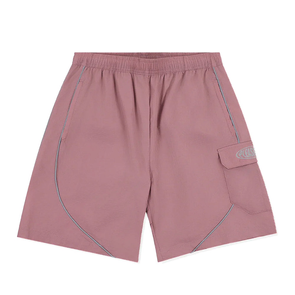 Pleasures Protection Active Nylon Short - Mauve