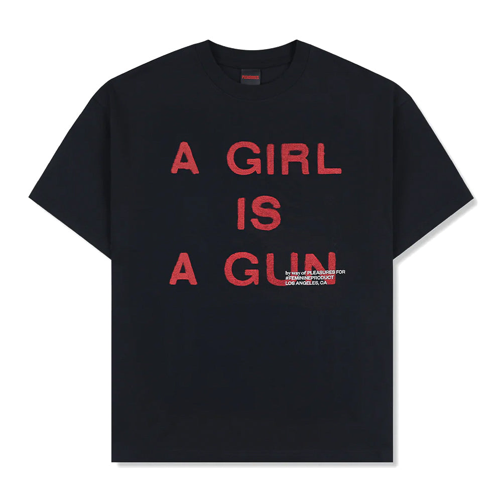 Pleasures Girl Is A Gun SS Tee - Black