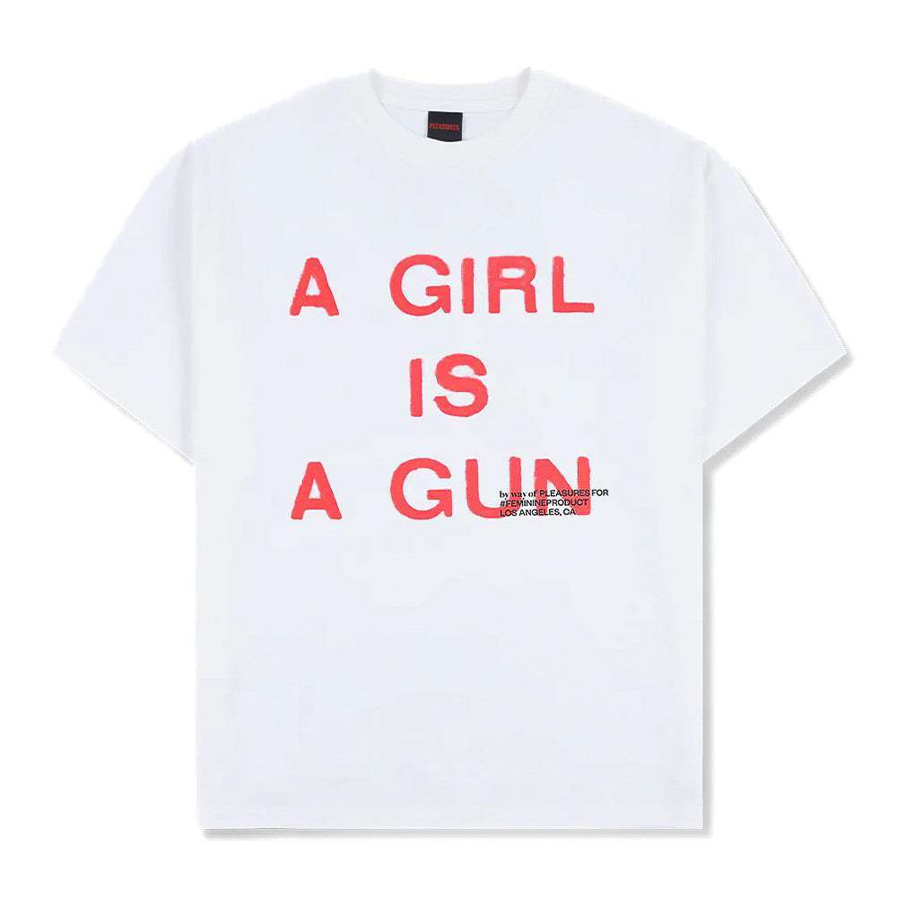 Pleasures Girl Is A Gun SS Tee - White