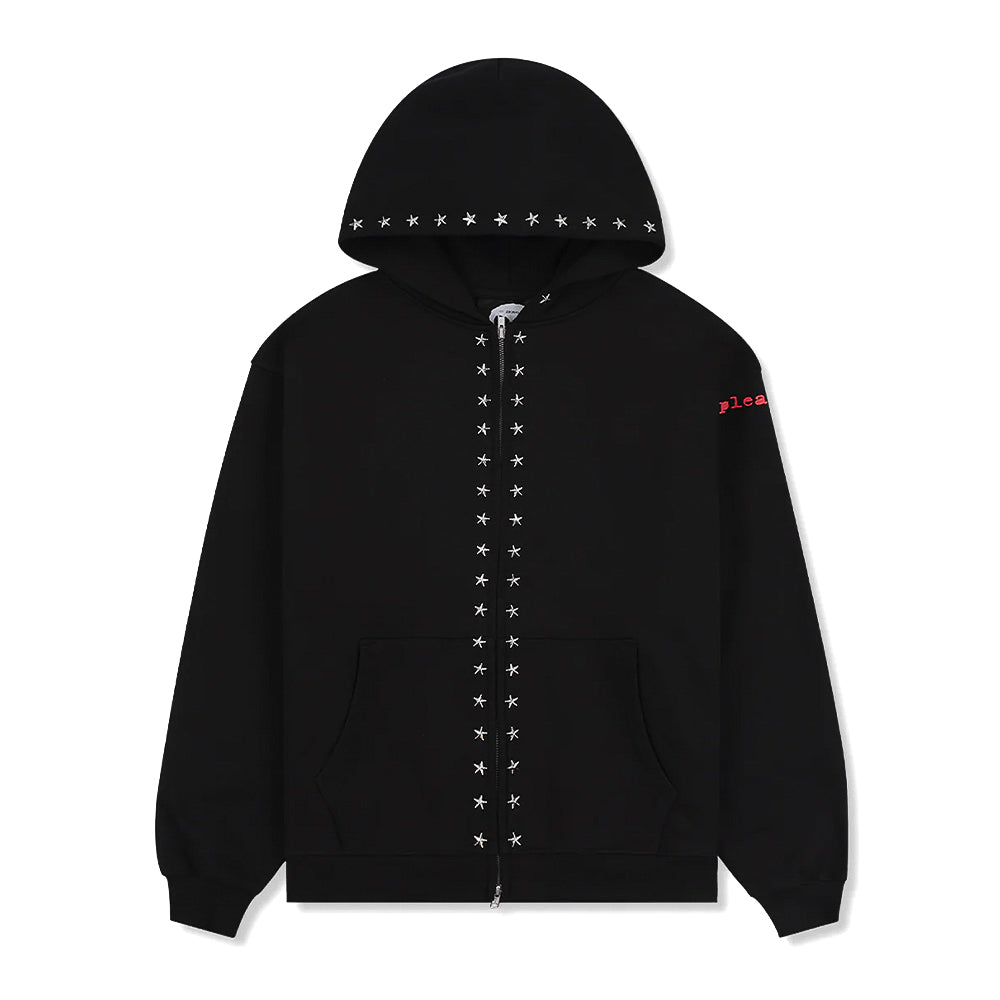 Zero X Pleasures Dane Studded Full Zip Hoodie