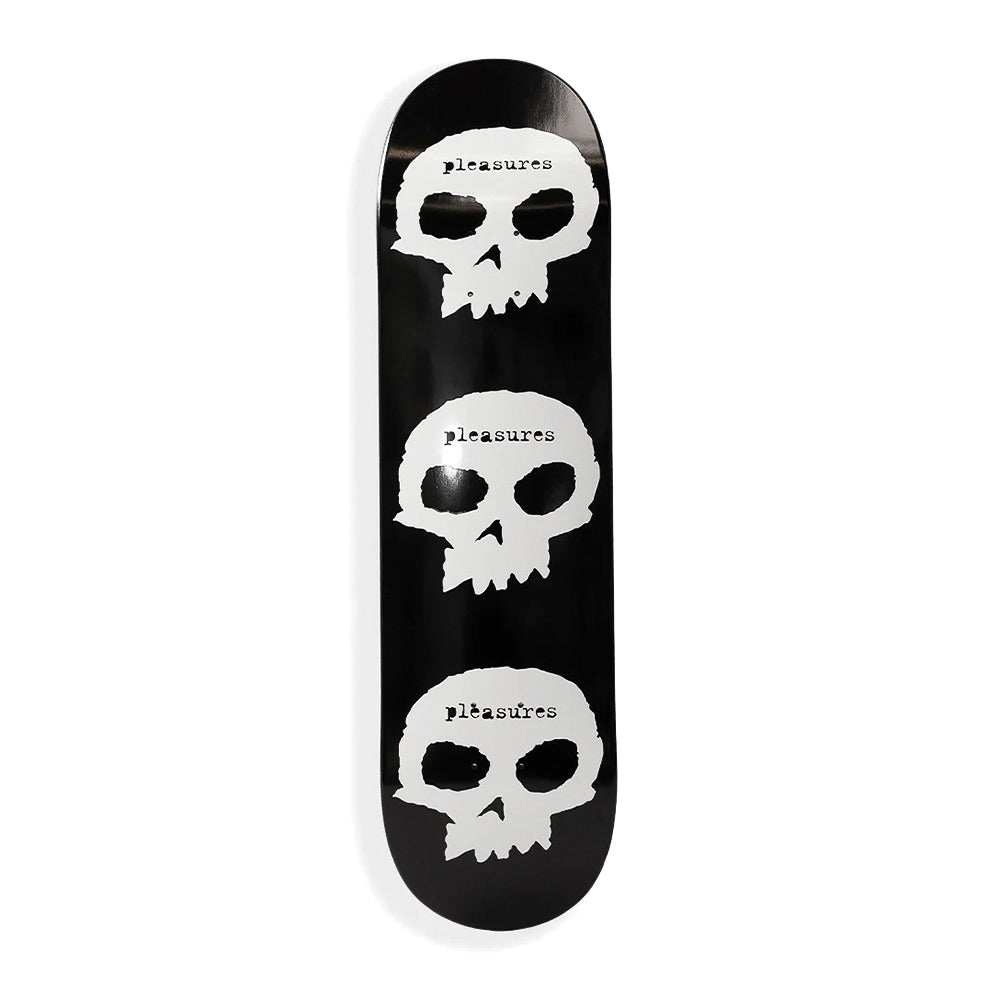 Zero X Pleasures Skulls Skateboard Deck