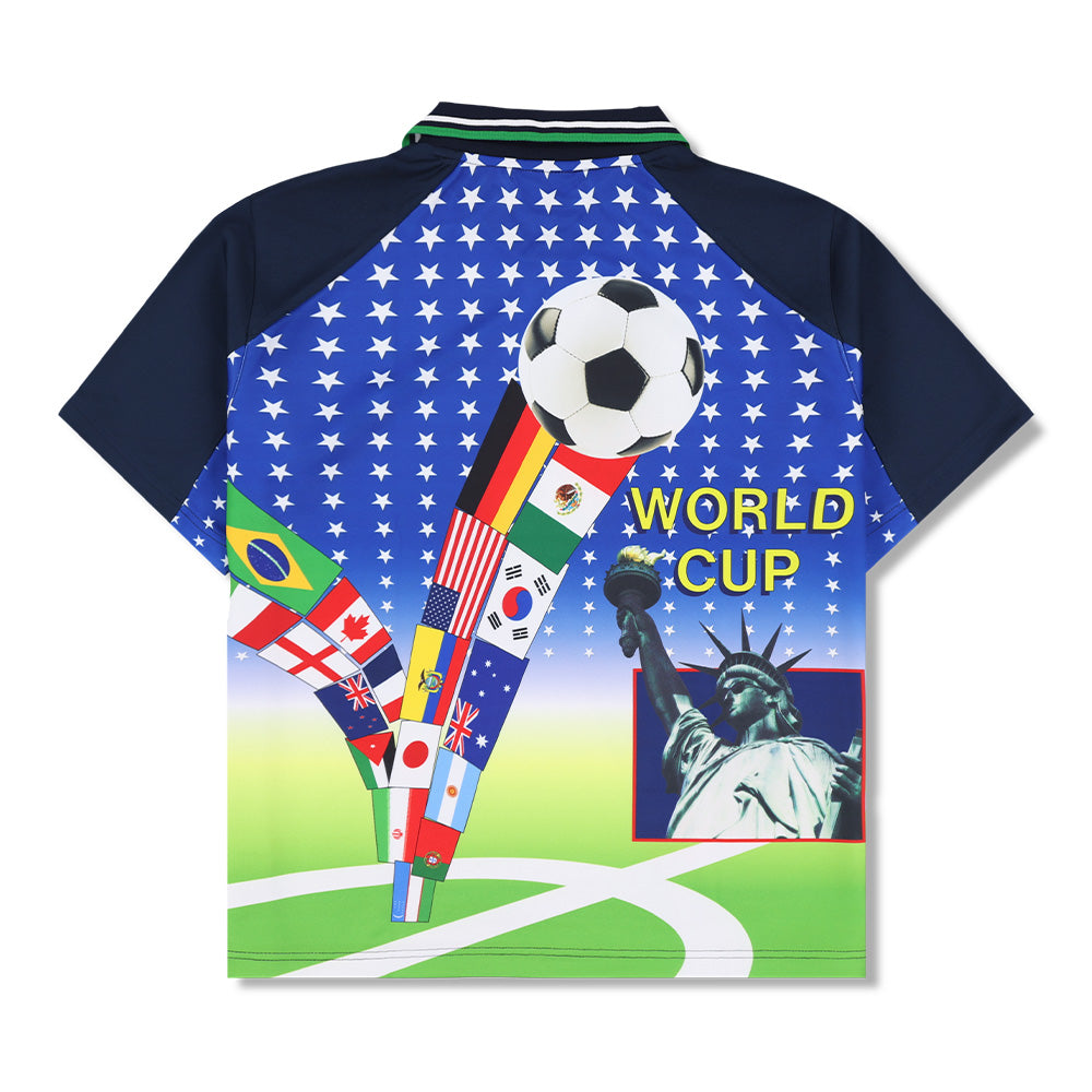 Pleasures World Cup Flags SS Soccer Jersey
