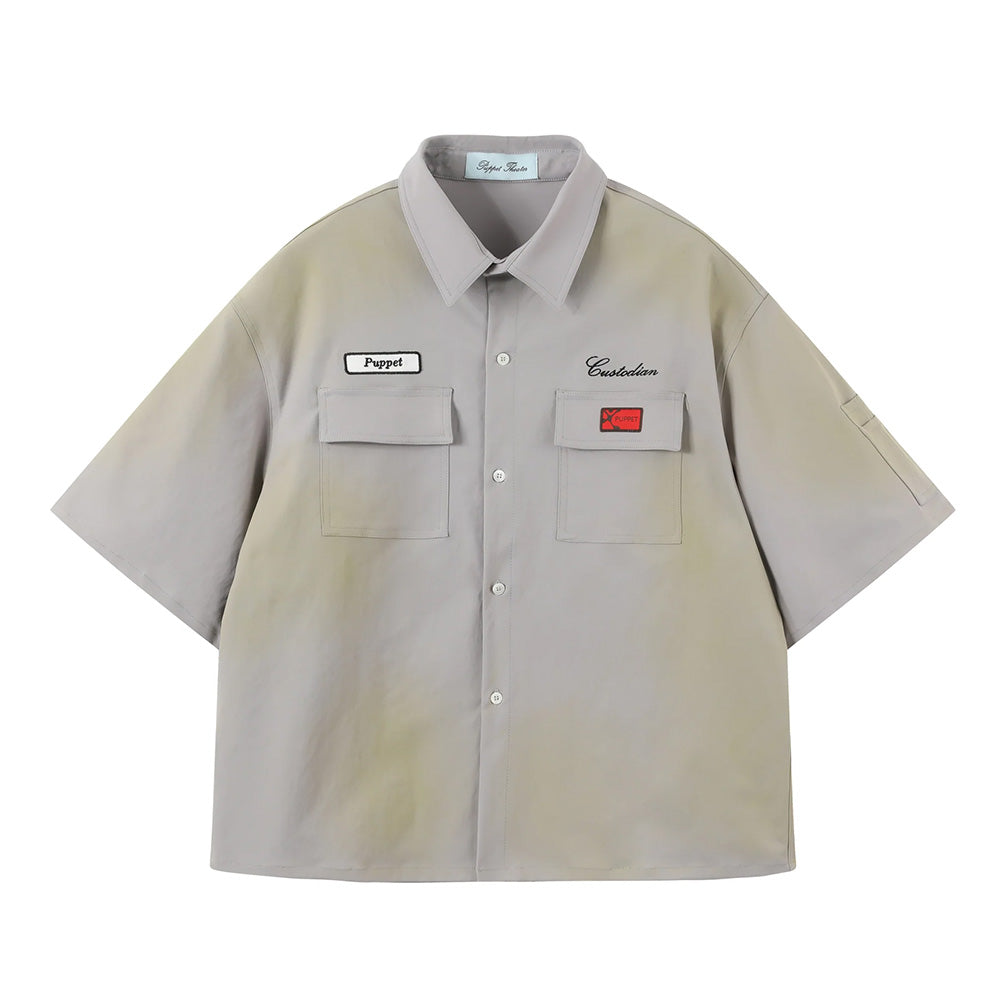 Puppet Theater Custodian SS Work Shirt