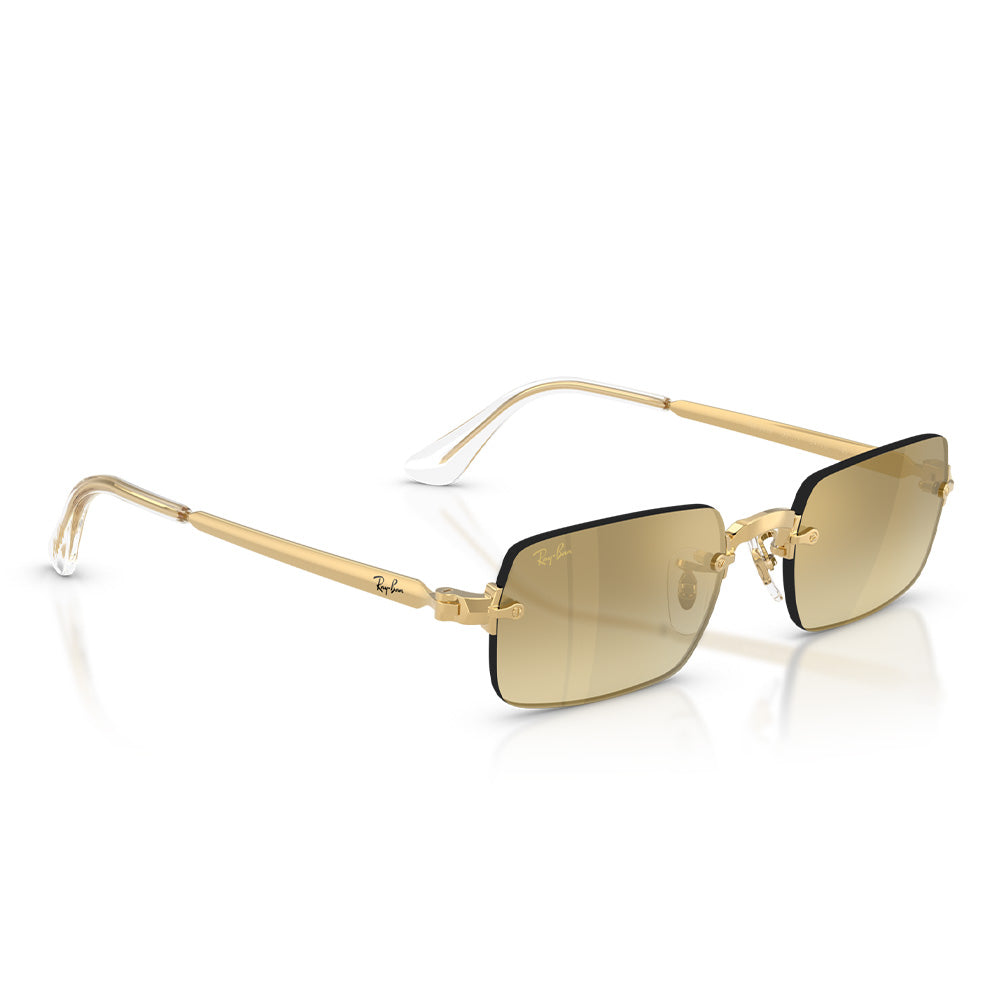 A$AP Rocky x Ray-Ban Rimless Gold Mirror Gradient Sunglasses  display picture 3
