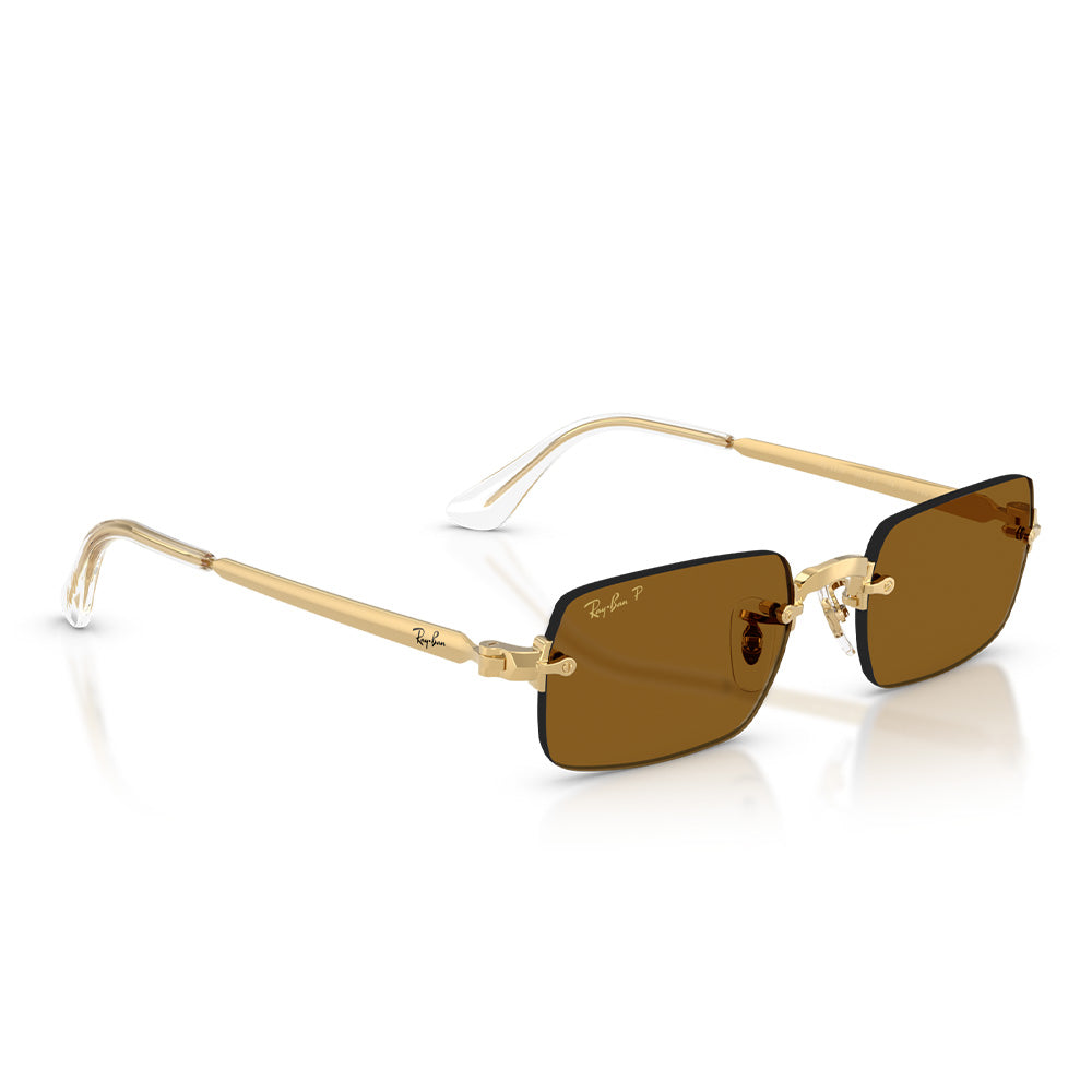 A$AP Rocky x Ray-Ban Rimless Gold Mirror Gradient Sunglasses  display picture 3