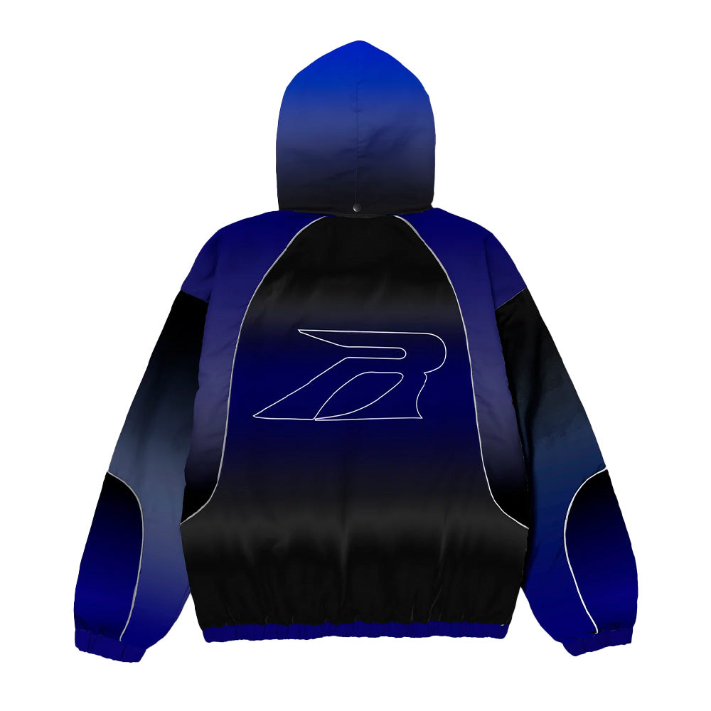 Ryoko Rain Navy Blue Gradient Track Jacket