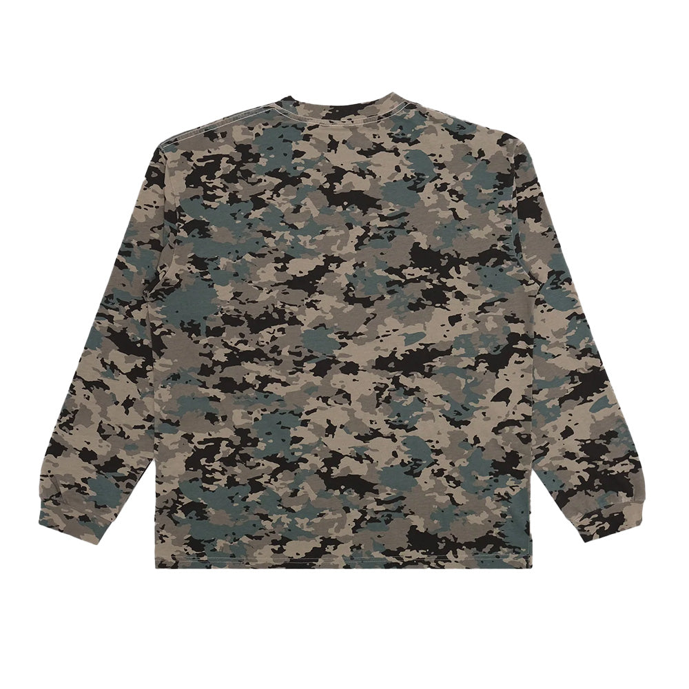 Students Camo Payson LS Crew Tee