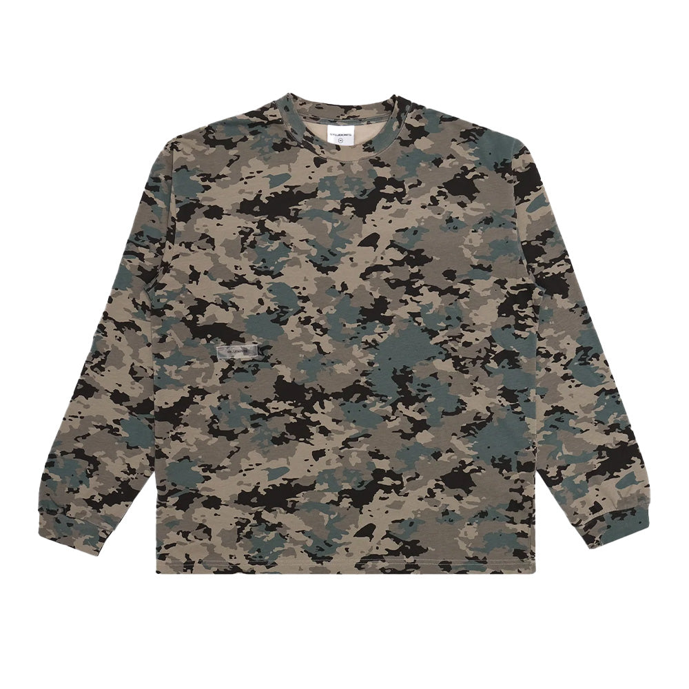 Students Camo Payson LS Crew Tee